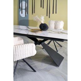 Stół rozkładany LUCIANO – blat ceramiczny na szkle