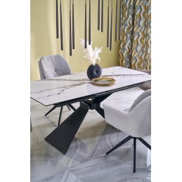 Stół rozkładany LUCIANO – blat ceramiczny na szkle