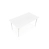 NELSON stół rozkładany, biały