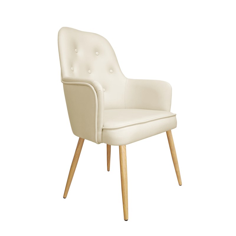 Krzesło SARA tkanina Vega noga metalowa