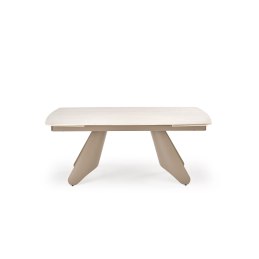 SALIX stół rozkładany, trawertyn / kaszmir