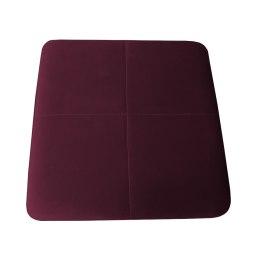 Taboret SOLID tkanina Welur stelaż metalowy STOŁEK LOFT