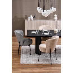 Stół rozkładany BOLERO dąb naturalny/czarny