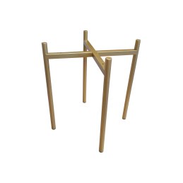 Taboret DIOR stelaż metalowy tkanina Welur