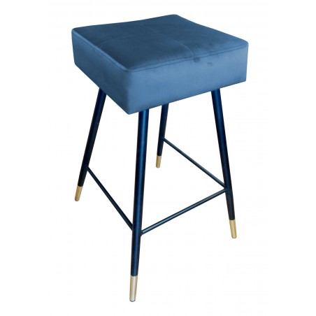 Hoker krzesło barowe Max podstawa czarna/złota MG33