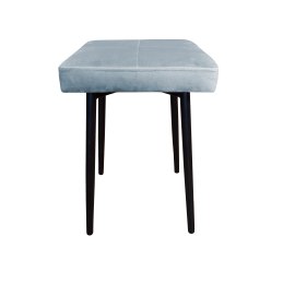 Taboret MAX tkanina Welur stelaż metalowy STOŁEK LOFT