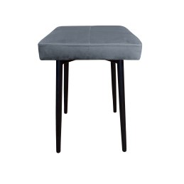 Taboret MAX tkanina Welur stelaż metalowy STOŁEK LOFT