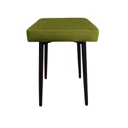 Taboret MAX tkanina Welur stelaż metalowy STOŁEK LOFT