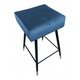 Hoker krzesło barowe Max podstawa czarna/złota MG33