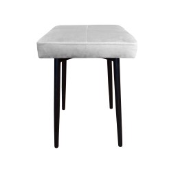 Taboret MAX tkanina Welur stelaż metalowy STOŁEK LOFT