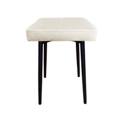 Taboret MAX tkanina Welur stelaż metalowy STOŁEK LOFT