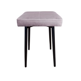 Taboret MAX tkanina Welur stelaż metalowy STOŁEK LOFT