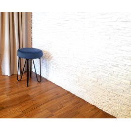 Taboret Venus tkanina Welur stelaż metalowy STOŁEK LOFT