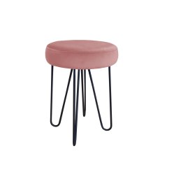 Taboret Venus tkanina Welur stelaż metalowy STOŁEK LOFT