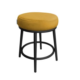 Taboret Ben tkanina Welur stelaż metalowy STOŁEK LOFT