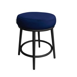 Taboret Ben tkanina Welur stelaż metalowy STOŁEK LOFT