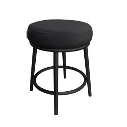 Taboret Ben tkanina Welur stelaż metalowy STOŁEK LOFT