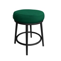 Taboret Ben tkanina Welur stelaż metalowy STOŁEK LOFT