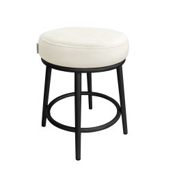 Taboret Ben tkanina Welur stelaż metalowy STOŁEK LOFT