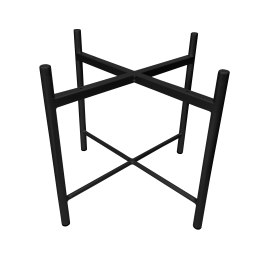 Taboret Pola tkanina Welur stelaż metalowy STOŁEK LOFT