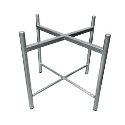 Taboret Pola tkanina Welur stelaż metalowy STOŁEK LOFT