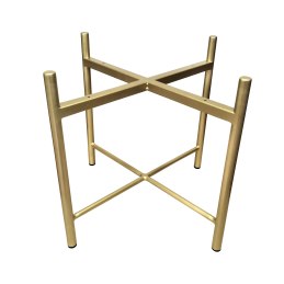 Taboret Pola tkanina Welur stelaż metalowy STOŁEK LOFT