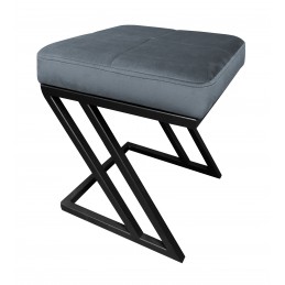 Pufa ZETA LOFT ławka taboret podnóżek metal BL14