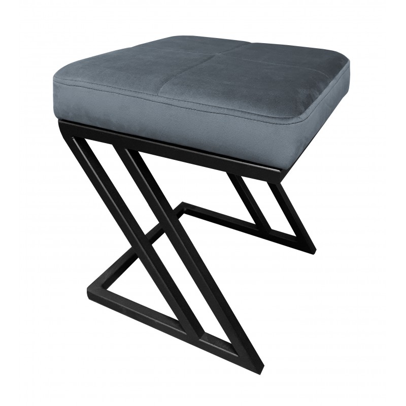 Pufa ZETA LOFT ławka taboret podnóżek metal BL14