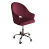 Fotel obrotowy VELVET tkanina Welur krzesło biurowe