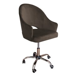 Fotel obrotowy VELVET tkanina Welur krzesło biurowe