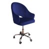 Fotel obrotowy VELVET tkanina Welur krzesło biurowe