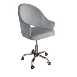 Fotel obrotowy VELVET tkanina Welur krzesło biurowe