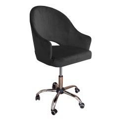 Fotel obrotowy VELVET tkanina Welur krzesło biurowe