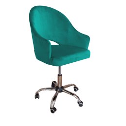 Fotel obrotowy VELVET tkanina Welur krzesło biurowe