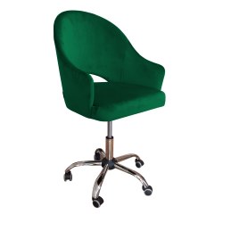 Fotel obrotowy VELVET tkanina Welur krzesło biurowe