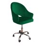 Fotel obrotowy VELVET tkanina Welur krzesło biurowe