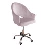 Fotel obrotowy VELVET tkanina Welur krzesło biurowe