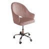 Fotel obrotowy VELVET tkanina Welur krzesło biurowe