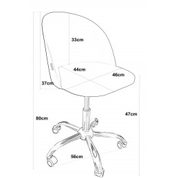 Fotel obrotowy COLIN krzesło biurowe