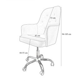 Fotel obrotowy SARA tkanina Vega krzesło biurowe