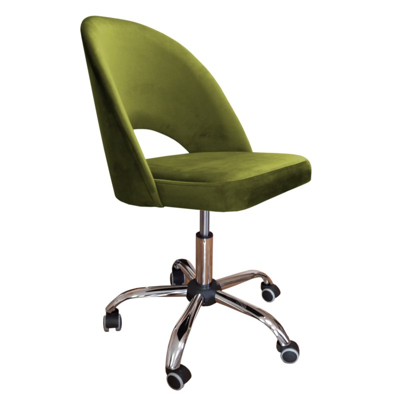 Fotel obrotowy POLO tkanina Welur krzesło biurowe