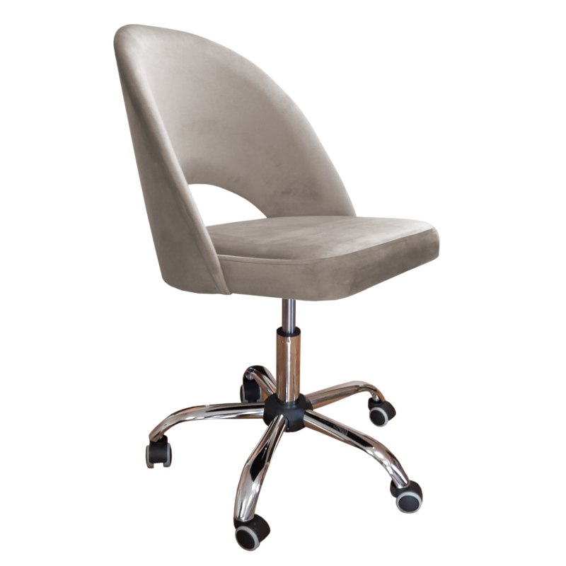 Fotel obrotowy POLO tkanina Welur krzesło biurowe