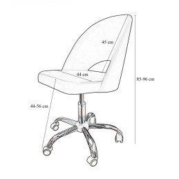 Fotel obrotowy POLO tkanina Welur krzesło biurowe