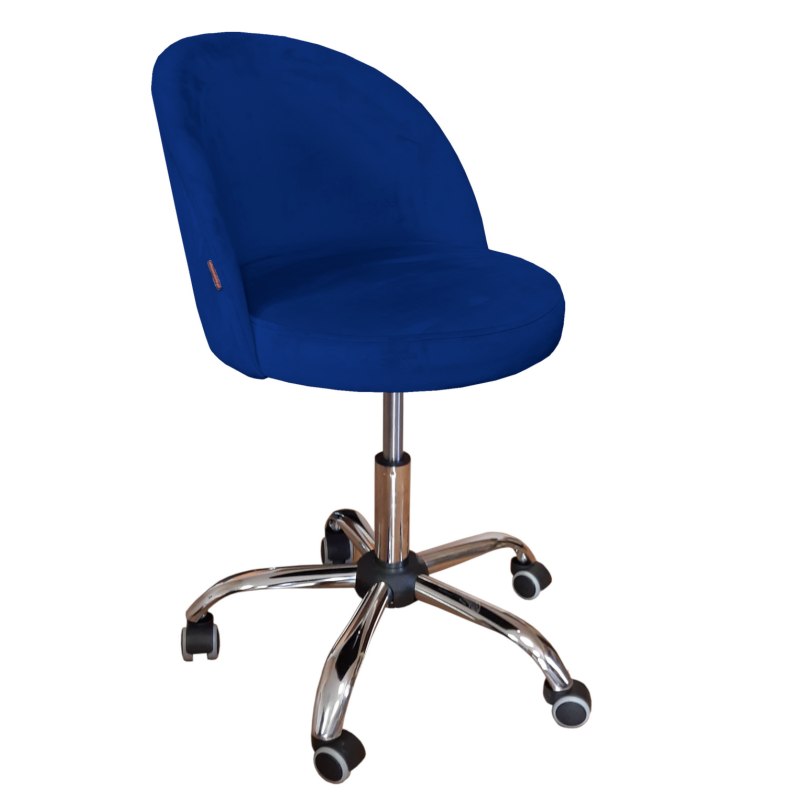 Fotel obrotowy TRIX tkanina welur krzesło biurowe