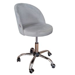Fotel obrotowy TRIX tkanina welur krzesło biurowe