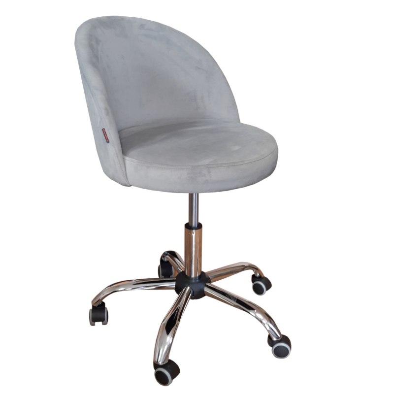 Fotel obrotowy TRIX tkanina welur krzesło biurowe