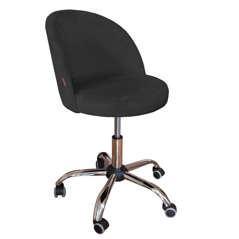 Fotel obrotowy TRIX tkanina welur krzesło biurowe