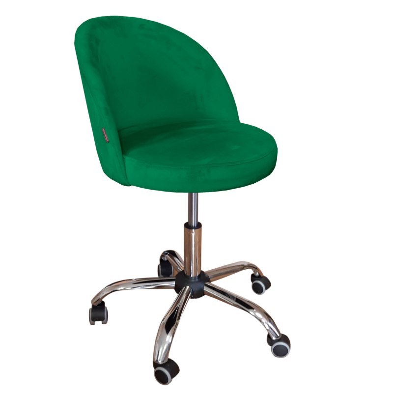 Fotel obrotowy TRIX tkanina welur krzesło biurowe