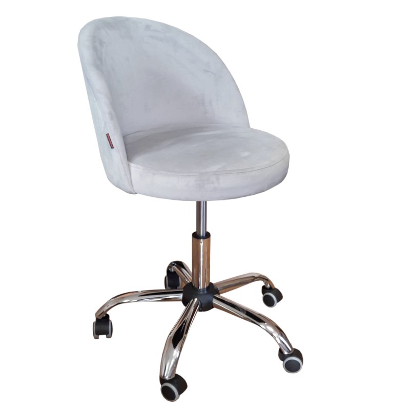 Fotel obrotowy TRIX tkanina welur krzesło biurowe