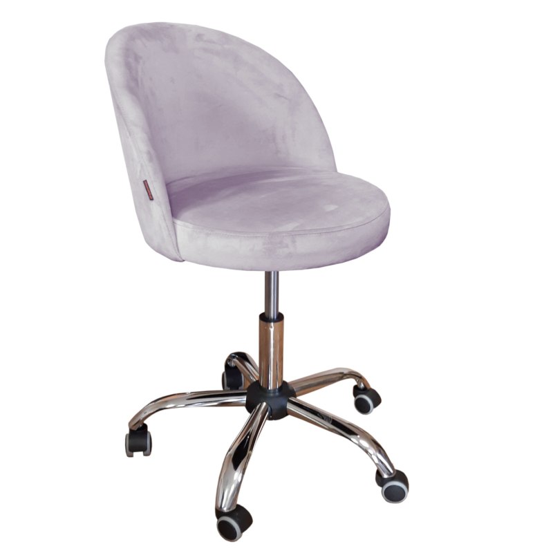 Fotel obrotowy TRIX tkanina welur krzesło biurowe